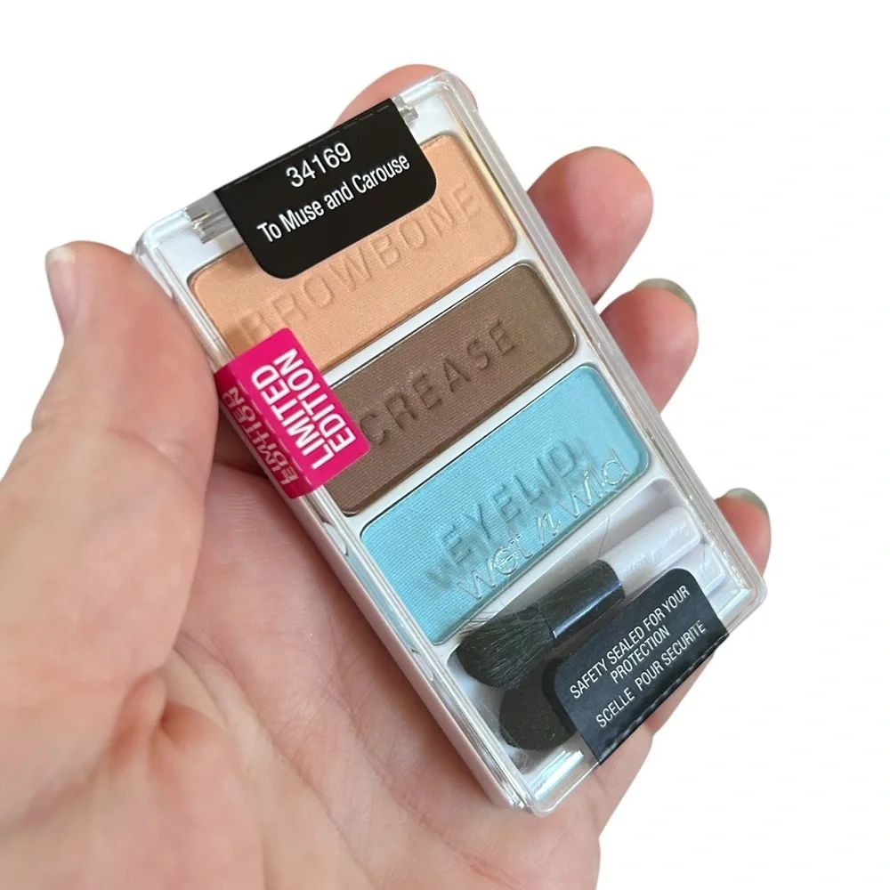 Wet n Wild To Muse & Carouse Coloricon Eyeshadow Trio Pop Art Ltd. Edition NWT